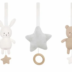 JaBaDaBaDo, figurer till babygym Teddy & Bunny, beige