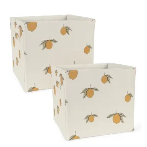 Konges Sløjd, förvaringsbox 2-pack Lemon